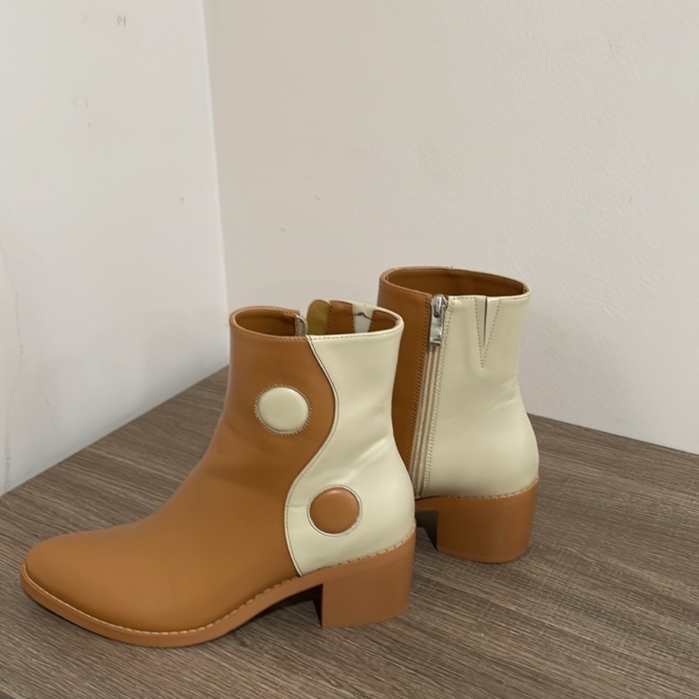 MLCC Cream Booties Size 6